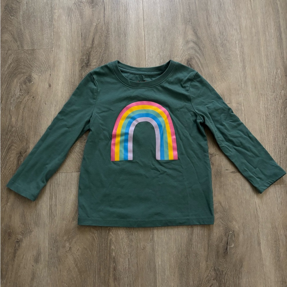 Cat & Jack rainbow long sleeve shirt 4T